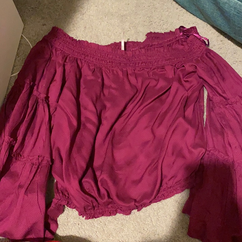 Off the shoulder free people top